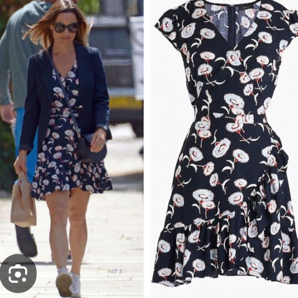 Floral Navy Dress